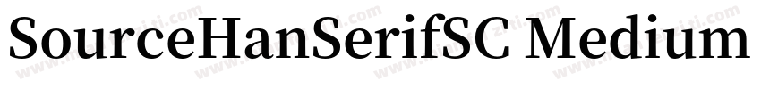 SourceHanSerifSC Medium GBpc EUC H字体转换
